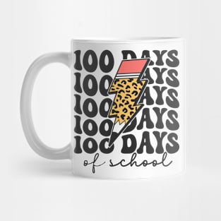 100 Days of School Happy Retro 100 Days of School Mug